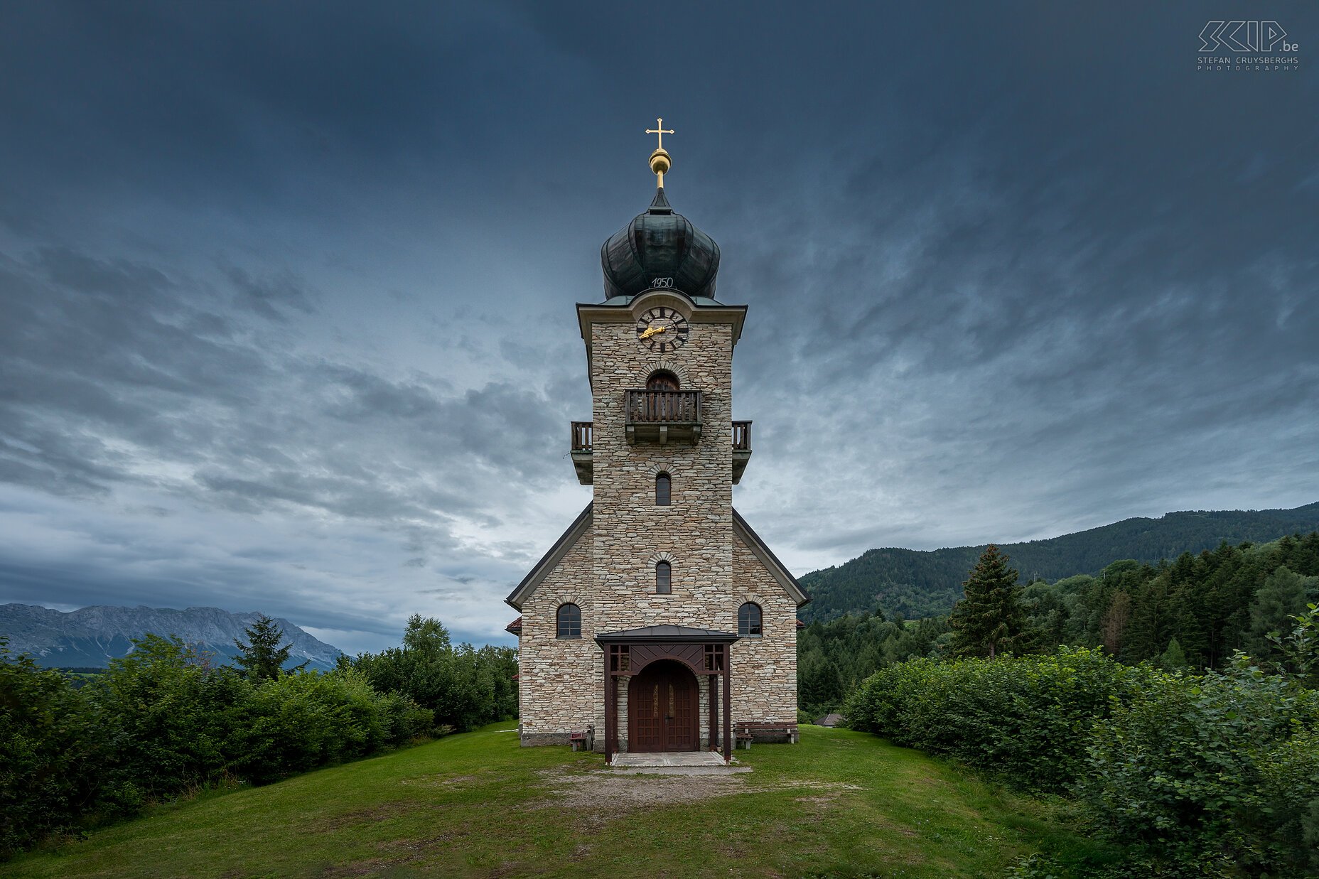 Stein an der Enns - Church 'Catholic Filial Church of the Queen of the Rosary' of Stein an der Enns. The beautiful church was built on a hill between 1949 and 1952  Stefan Cruysberghs